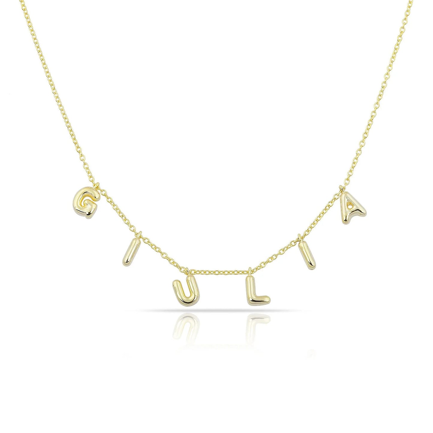 Personalised Bubble Name Necklace