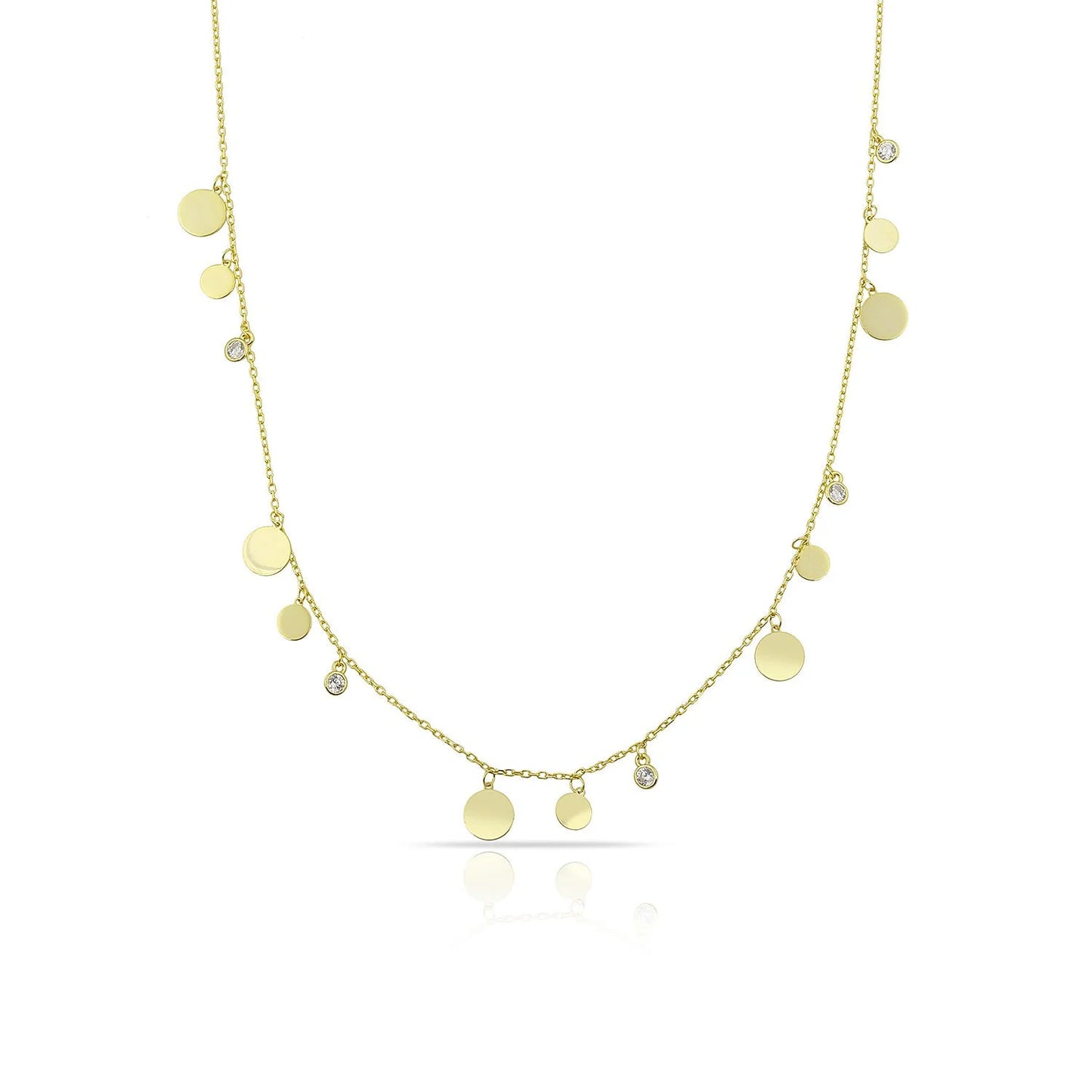 Three Disc Necklace