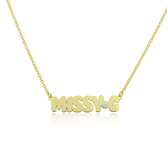 Personalised Laser Cut Name Necklace
