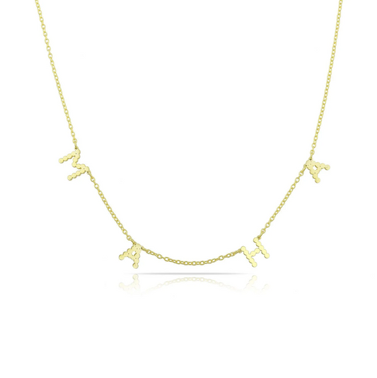 Personalised Tiny Treasures Initial Necklace