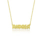 Personalised Bubble Cluster Name Necklace