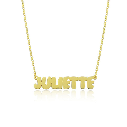 Personalised Bubble Cluster Name Necklace